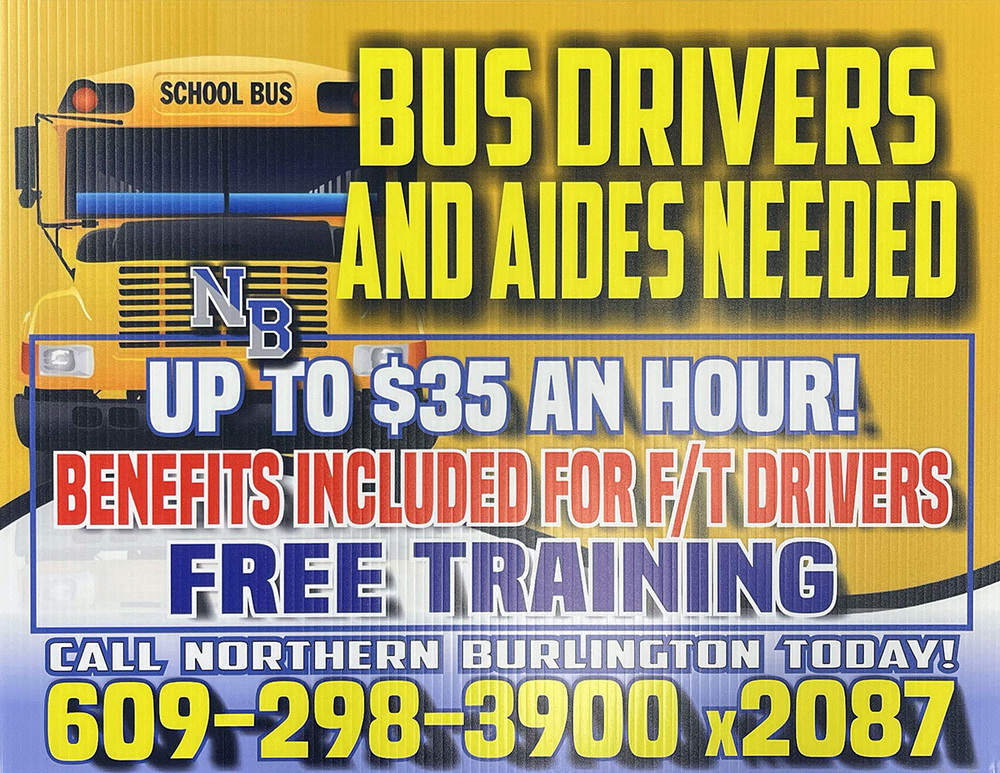 Bus Drivers and Aides Needed