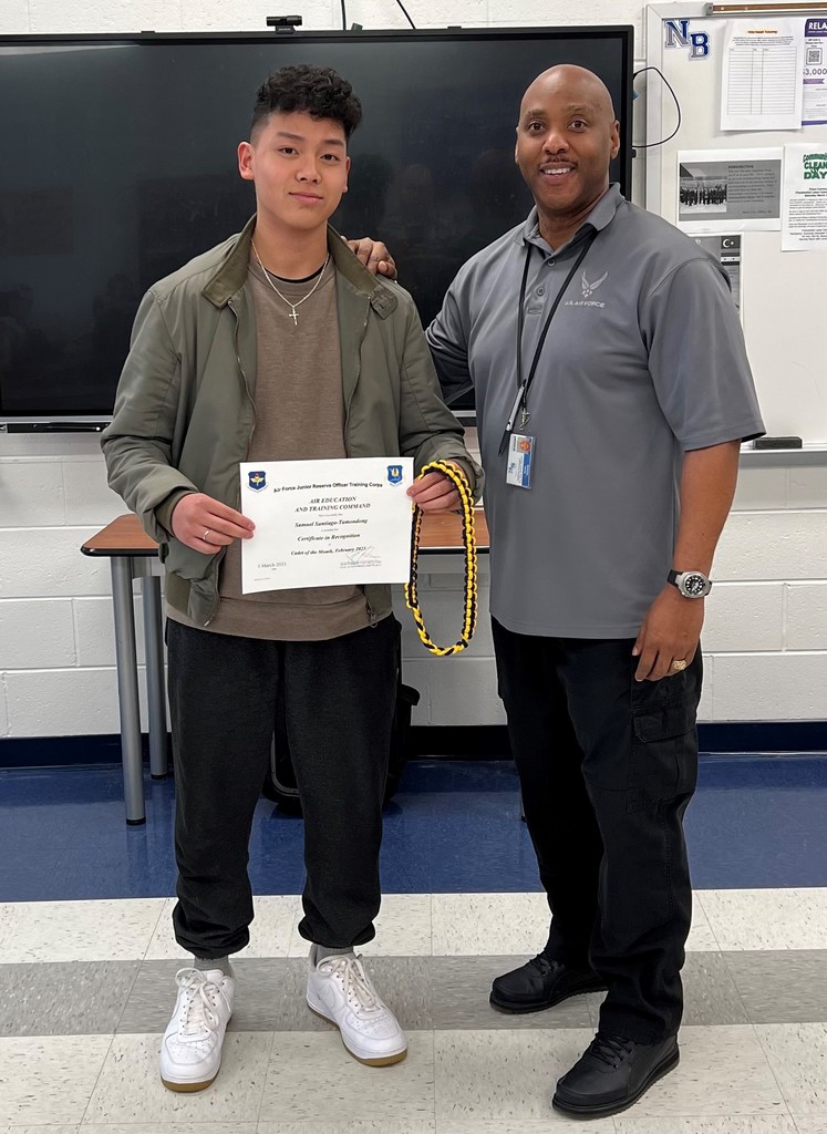 February Cadet of the Month