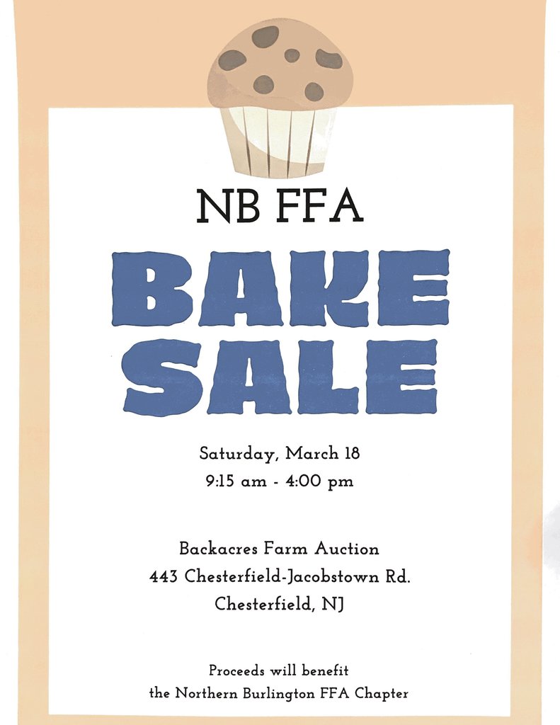 NB FFA Bake Sale