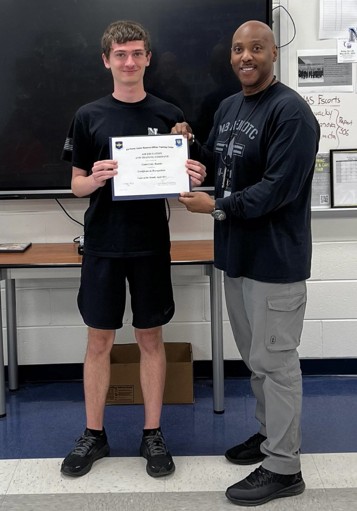 April Cadet of the Month